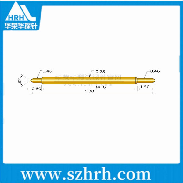 078-BJ-6.3L  華榮華雙頭測(cè)試探針廠家