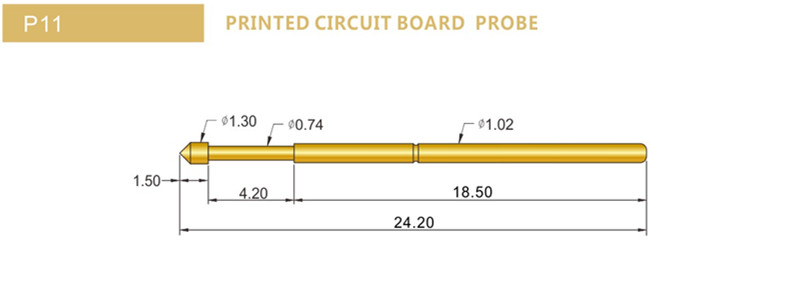 P11探針尺寸，華榮華測(cè)試探針選型，測(cè)試探針規(guī)格型號(hào)