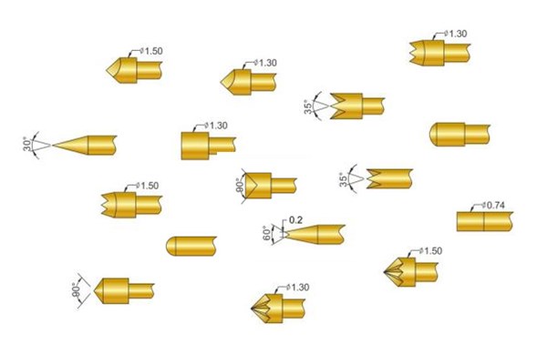 測(cè)試探針頭型